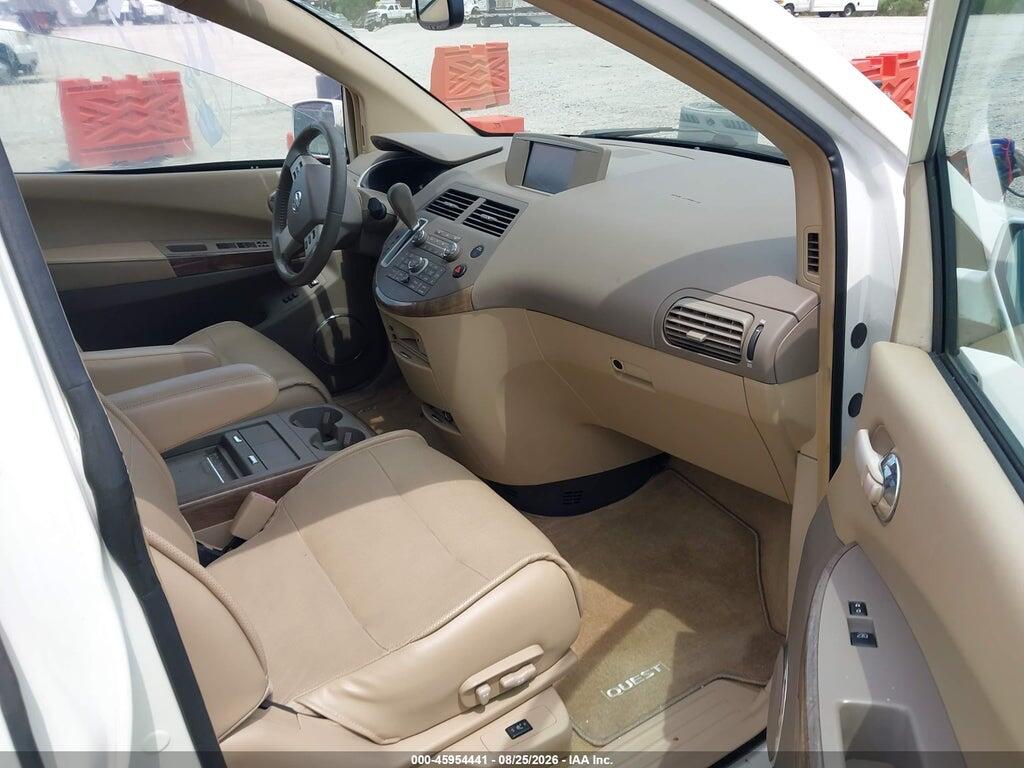 5N1BV28U19N108328 2009 NISSAN QUEST photo no. 5