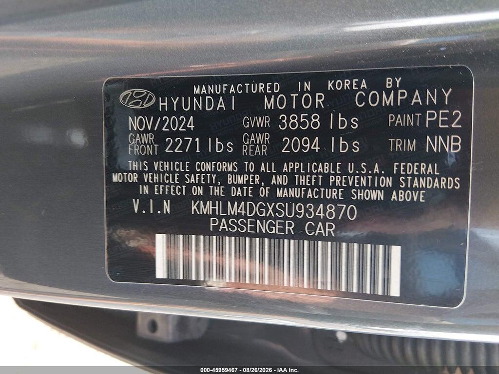 KMHLM4DGXSU934870 2025 HYUNDAI ELANTRA photo no. 9
