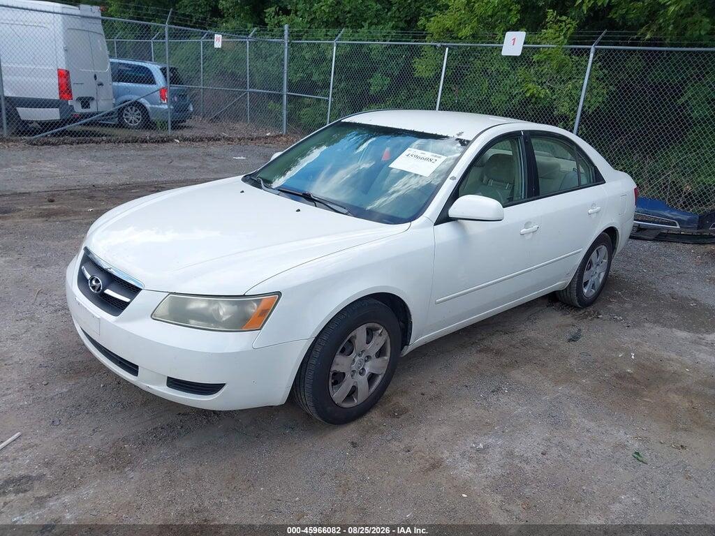 5NPET46C28H313491 2008 HYUNDAI SONATA photo no. 2