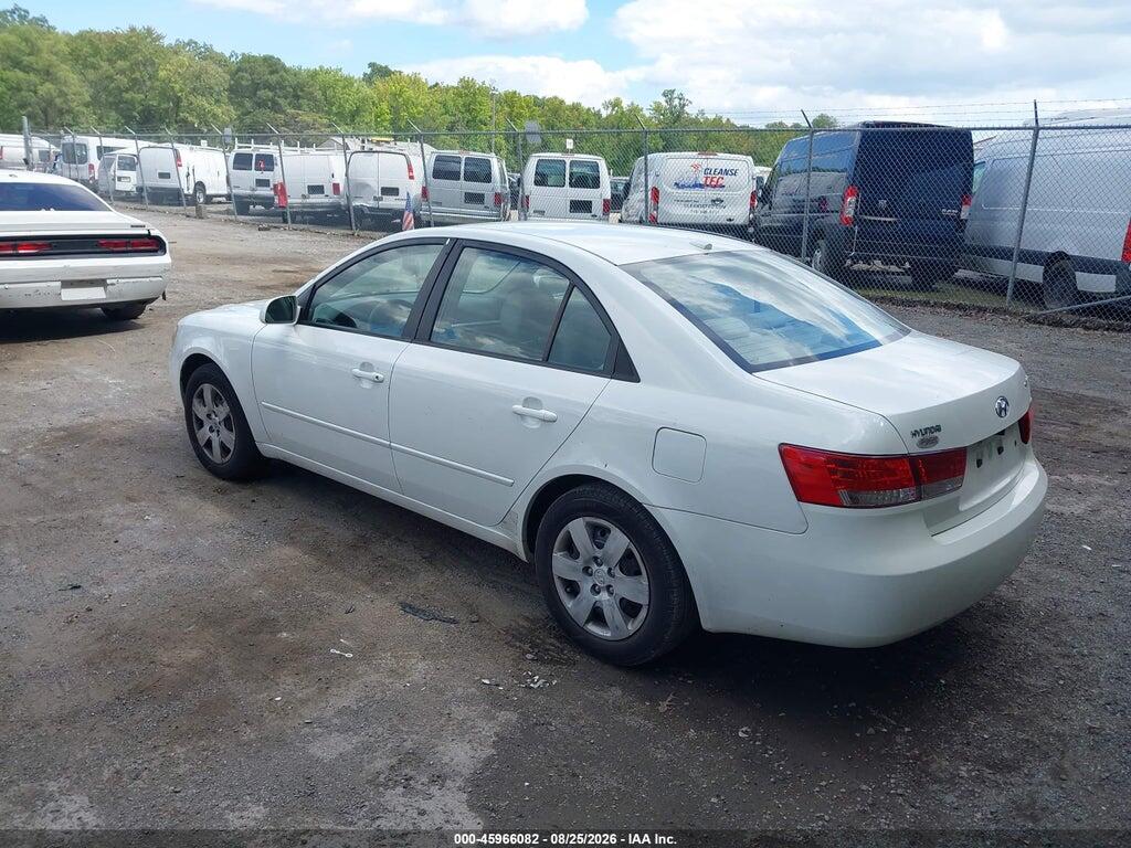 5NPET46C28H313491 2008 HYUNDAI SONATA photo no. 3