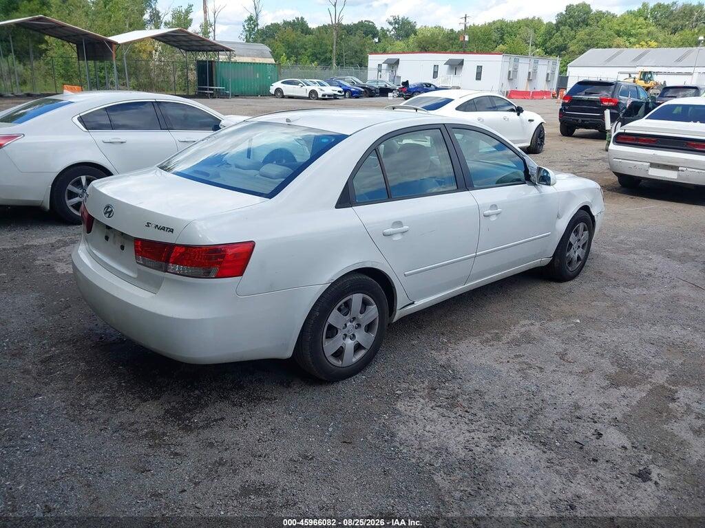 5NPET46C28H313491 2008 HYUNDAI SONATA photo no. 4