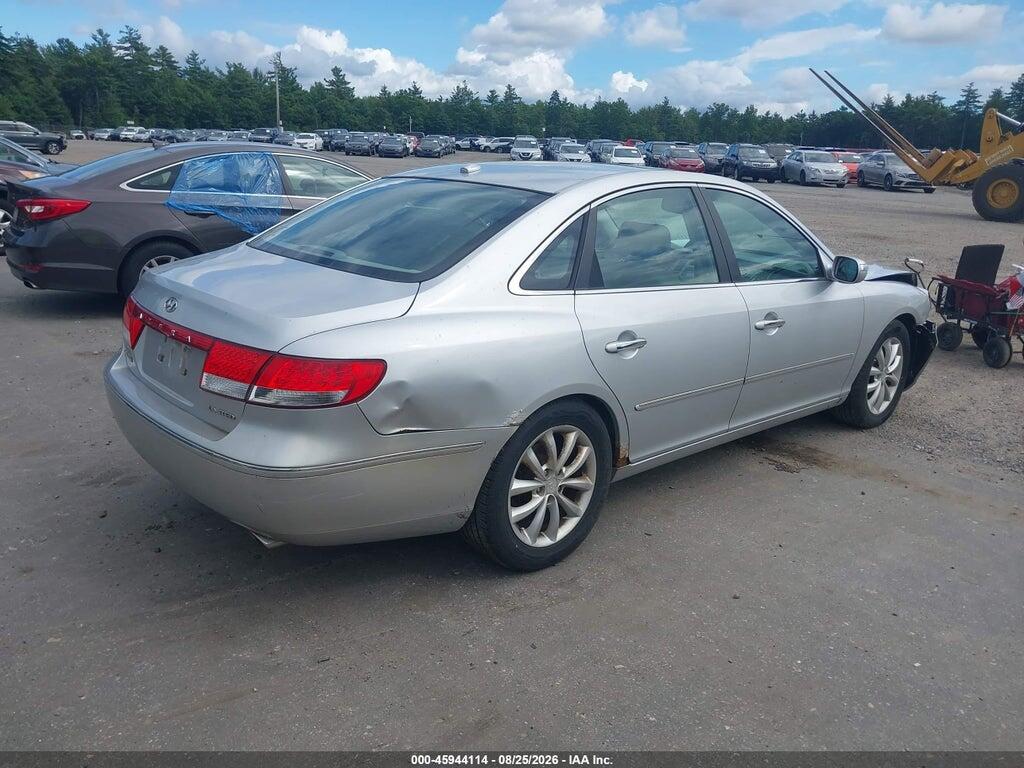 KMHFC46F68A332207 2008 HYUNDAI AZERA photo no. 4