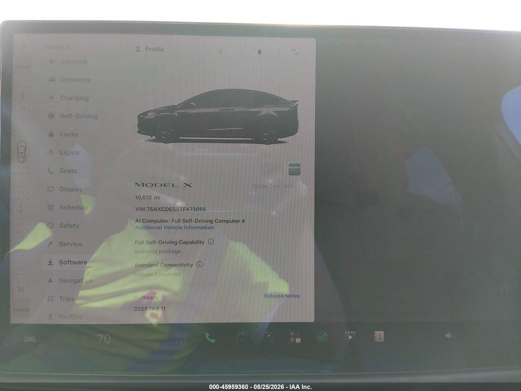 7SAXCDE59TF473065 2026 TESLA MODEL X photo no. 7