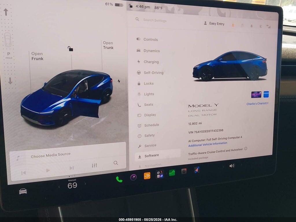 7SAYGDEE6TF432398 2026 TESLA MODEL Y photo no. 7