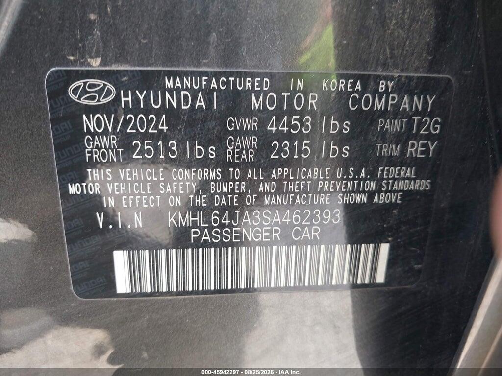 KMHL64JA3SA462393 2025 HYUNDAI SONATA photo no. 9