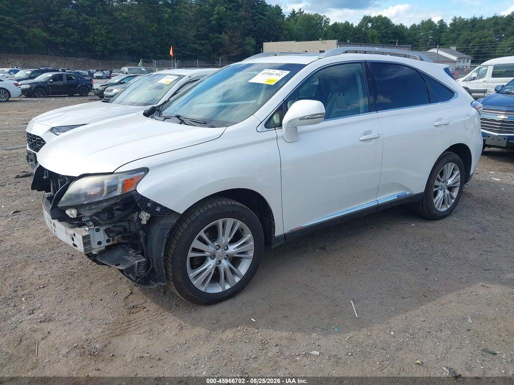 JTJBC1BA7C2428519 2012 LEXUS RX 450H photo no. 2