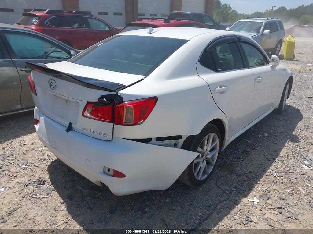 JTHCF5C25C5056589 2012 LEXUS IS 250 photo no. 4