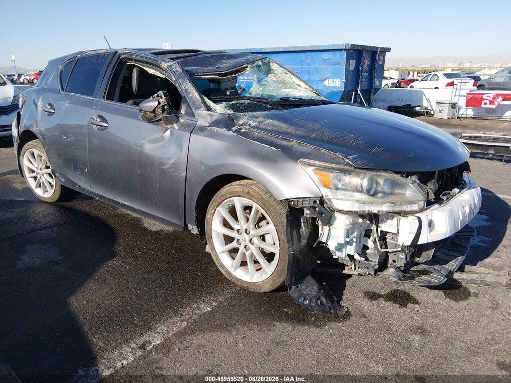 2012 LEXUS CT 200H JTHKD5BH9C2114003