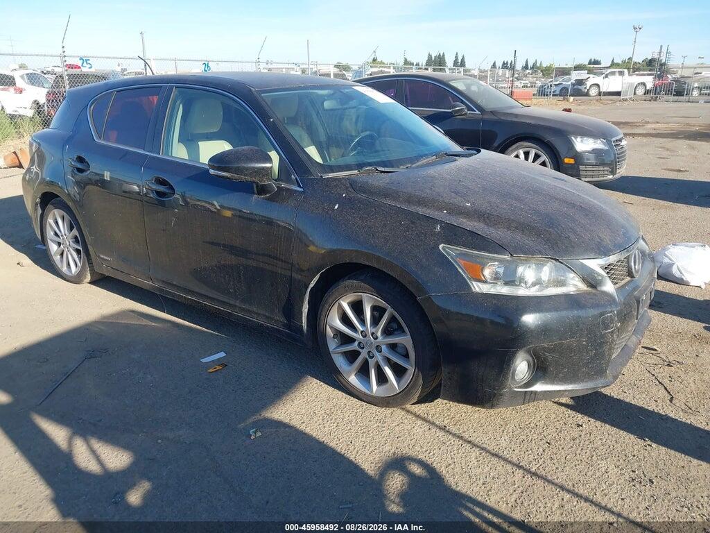 2012 LEXUS CT 200H JTHKD5BH5C2065737