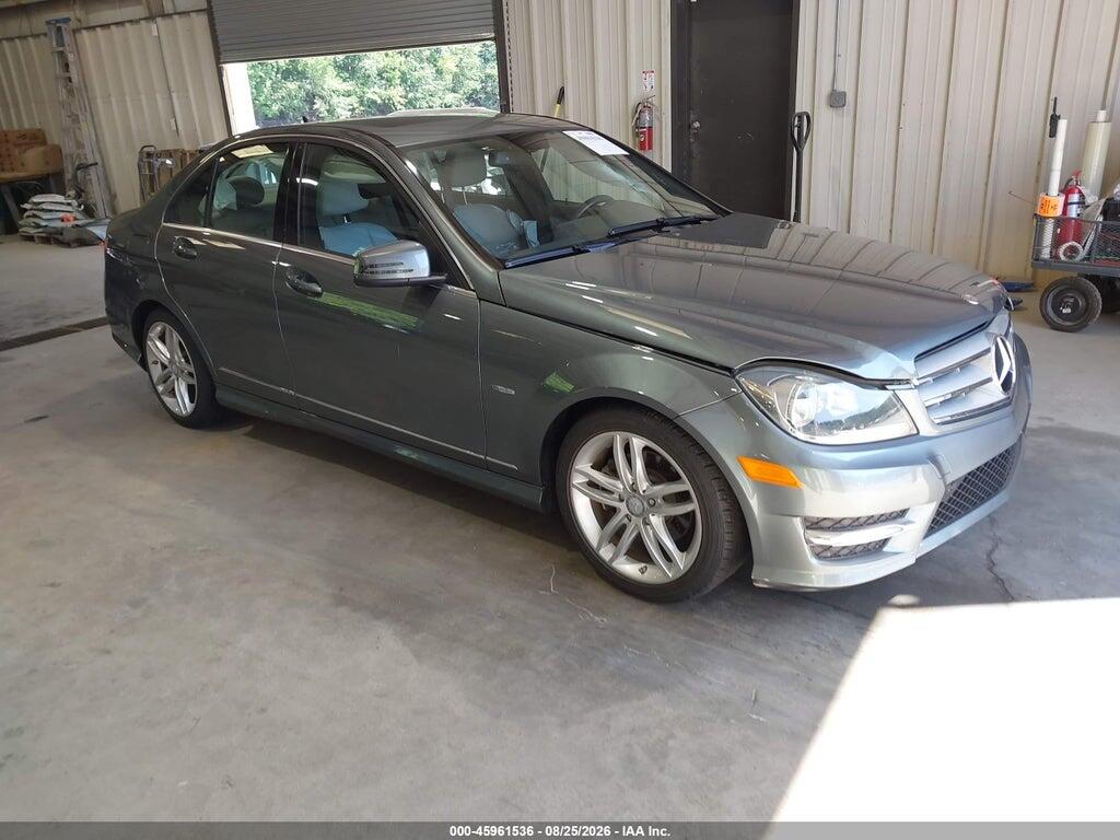 2012 MERCEDES-BENZ C 250 WDDGF4HBXCR235733