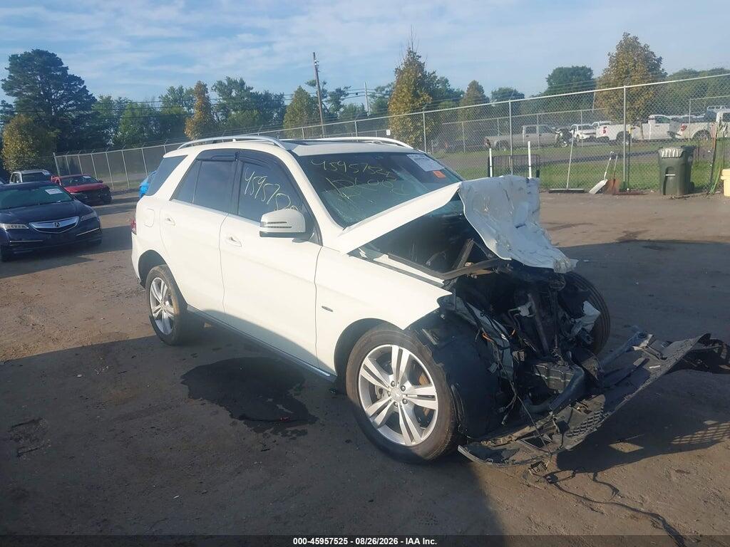 2012 MERCEDES-BENZ ML 350 4JGDA5HBXCA016606