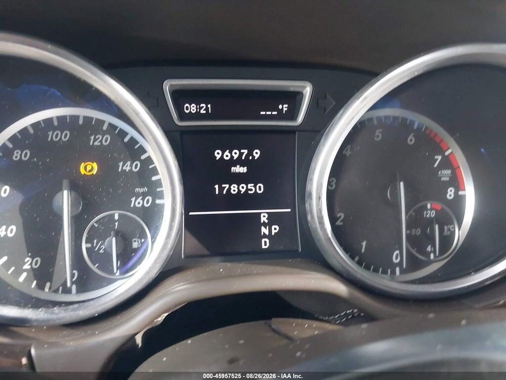 4JGDA5HBXCA016606 2012 MERCEDES-BENZ ML 350 photo no. 7
