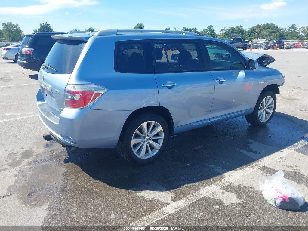 JTEEW44A292036428 2009 TOYOTA HIGHLANDER HYBRID photo no. 4
