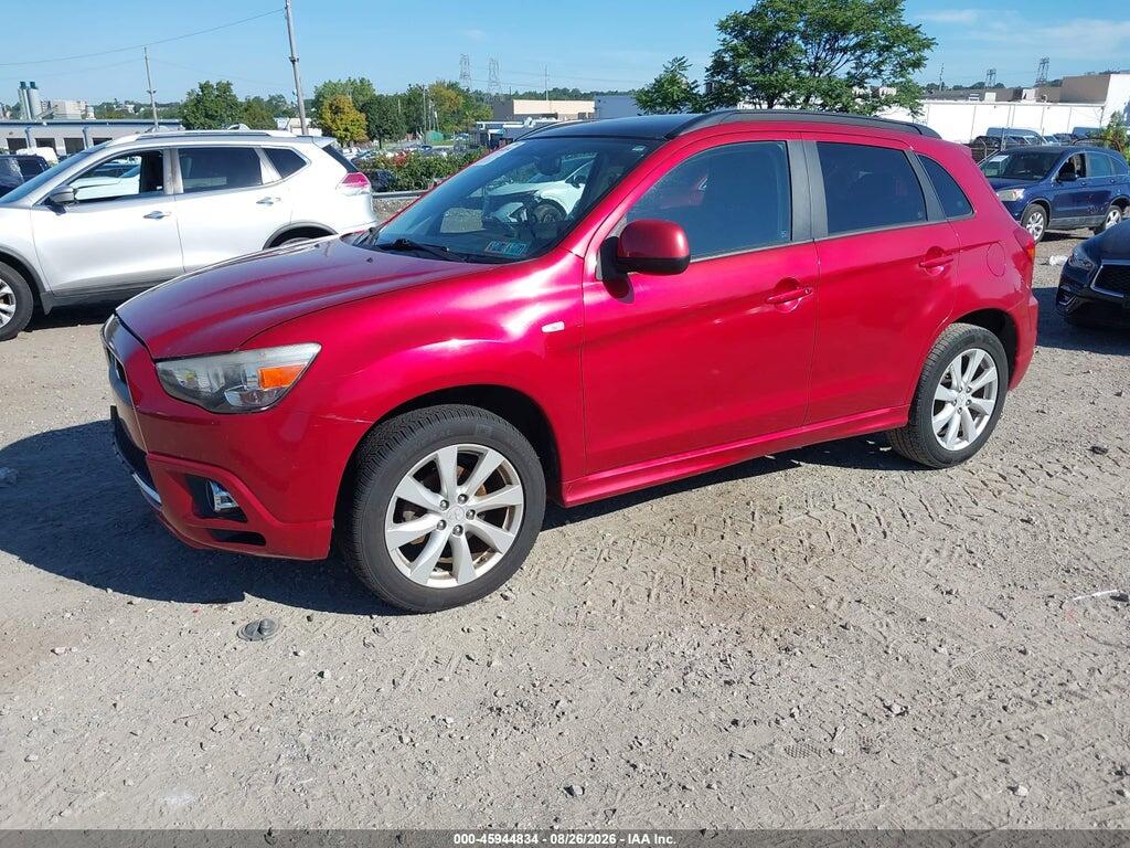 JA4AR4AU8CZ007209 2012 MITSUBISHI OUTLANDER SPORT photo no. 2