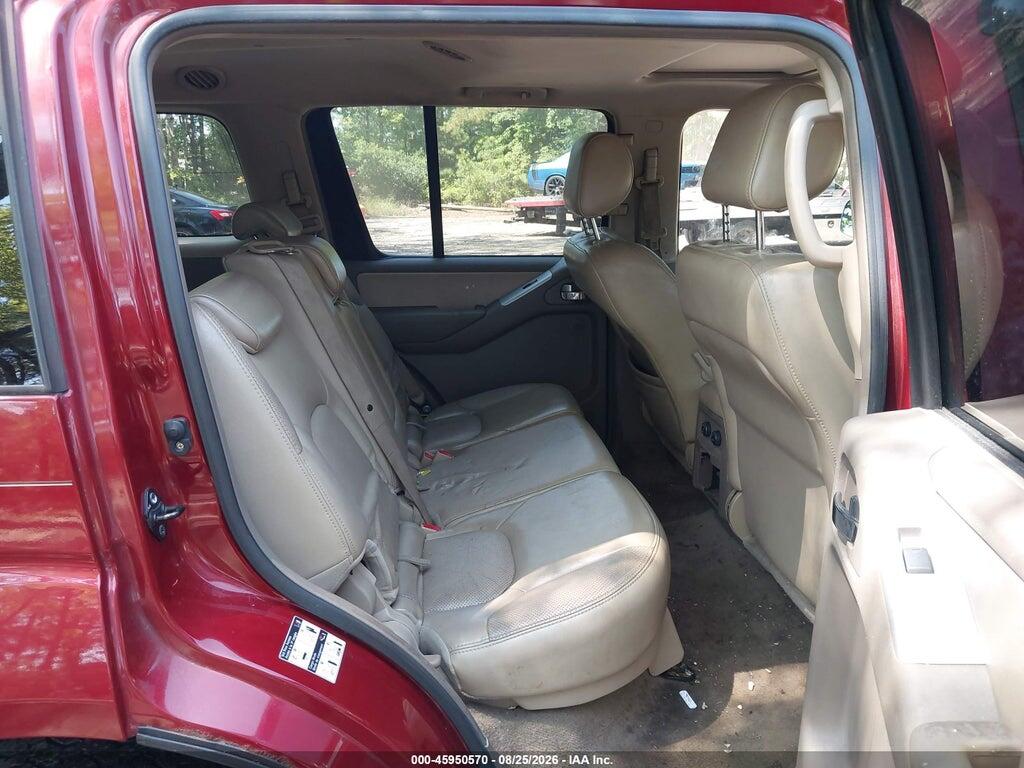 5N1AR18B98C652594 2008 NISSAN PATHFINDER photo no. 8
