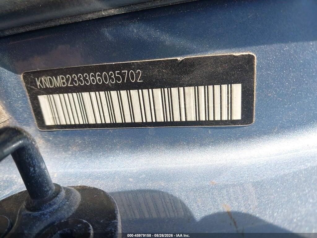 KNDMB233366035702 2006 KIA SEDONA photo no. 9