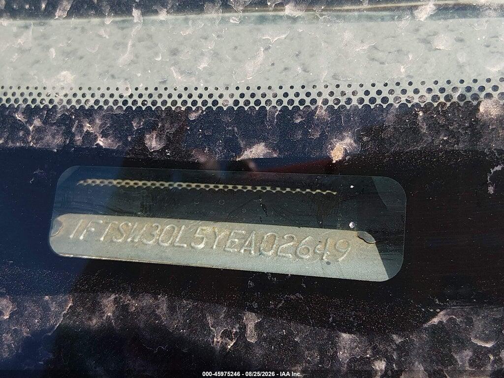 1FTSW30L5YEA02649 2000 FORD F-350 photo no. 9