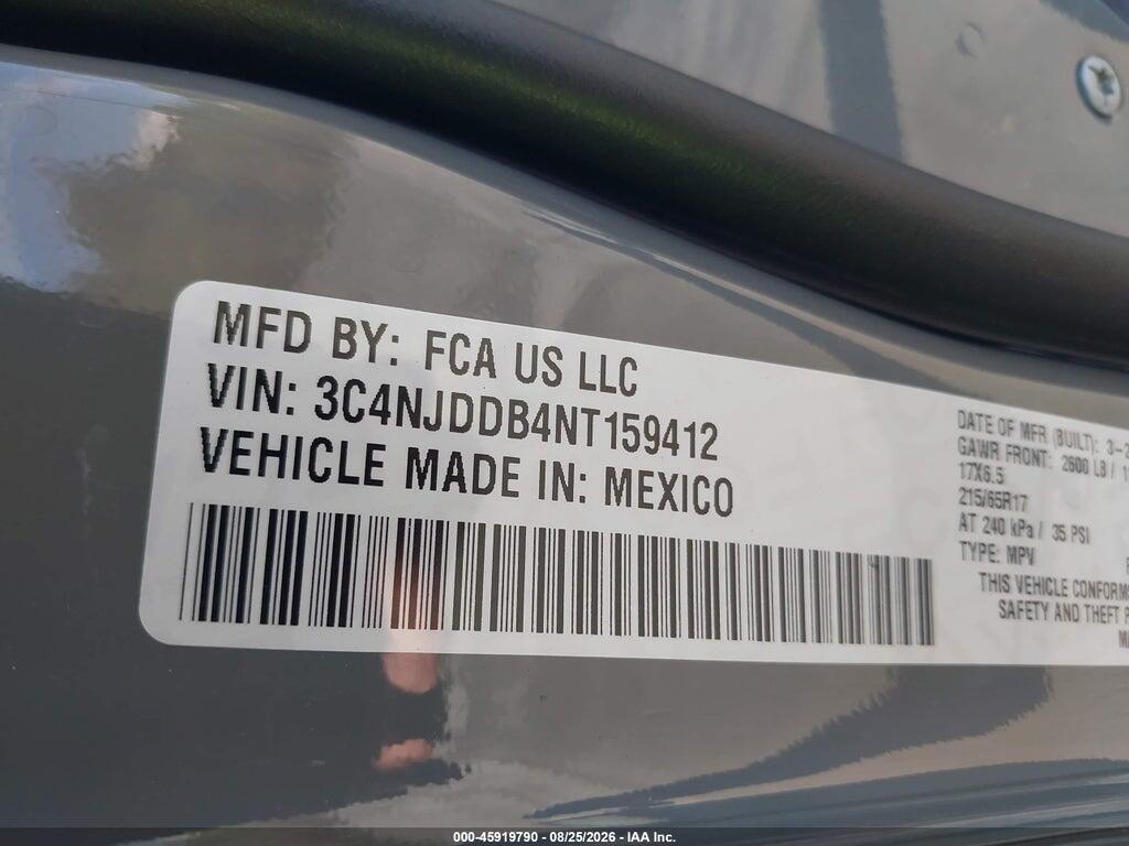 3C4NJDDB4NT159412 2022 JEEP COMPASS photo no. 9