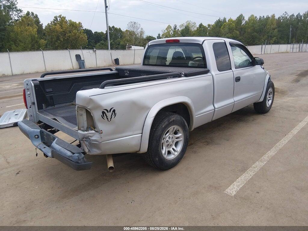 1D7GL12K54S663316 2004 DODGE DAKOTA photo no. 4