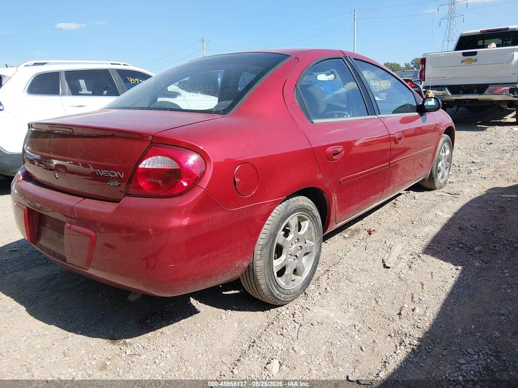 1B3ES56C74D628846 2004 DODGE NEON photo no. 4