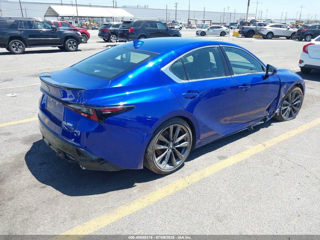 JTHBA1D25S5135731 2025 LEXUS IS 300 photo no. 4