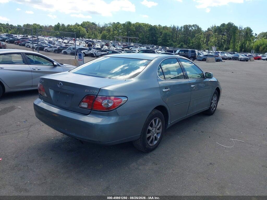 JTHBF30G130090722 2003 LEXUS ES 300 photo no. 4