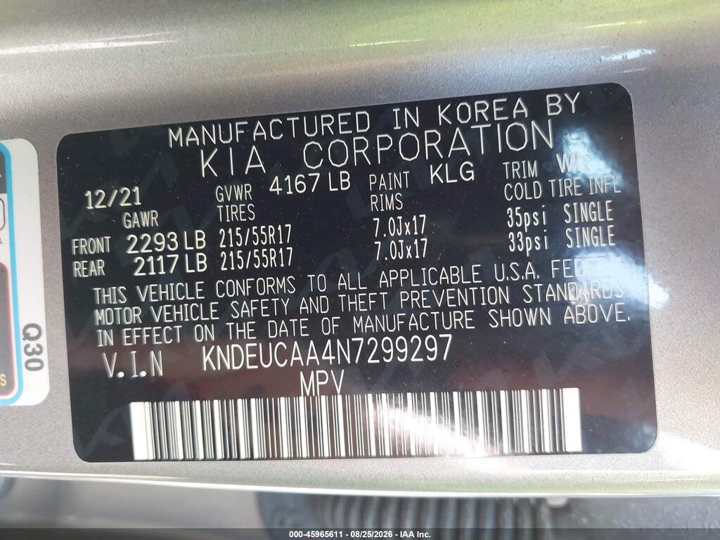 KNDEUCAA4N7299297 2022 KIA SELTOS photo no. 9