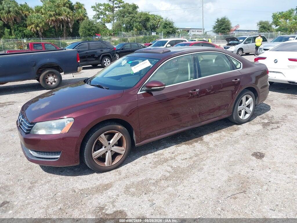 1VWBN7A33CC064724 2012 VOLKSWAGEN PASSAT photo no. 2