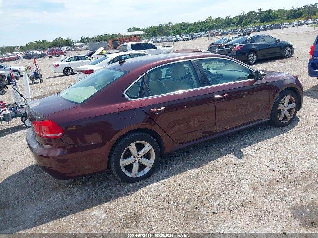 1VWBN7A33CC064724 2012 VOLKSWAGEN PASSAT photo no. 4