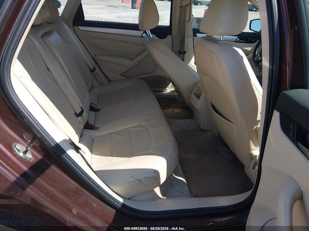 1VWBP7A33CC093926 2012 VOLKSWAGEN PASSAT photo no. 8