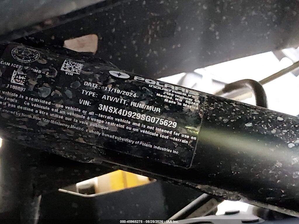 3NSX4D929SG075629 2025 POLARIS RZR photo no. 10