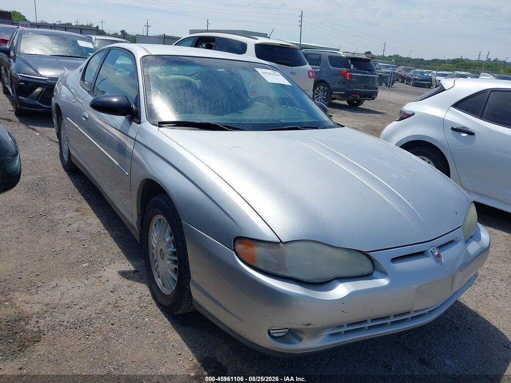 2001 CHEVROLET MONTE CARLO 2G1WW12E519259610