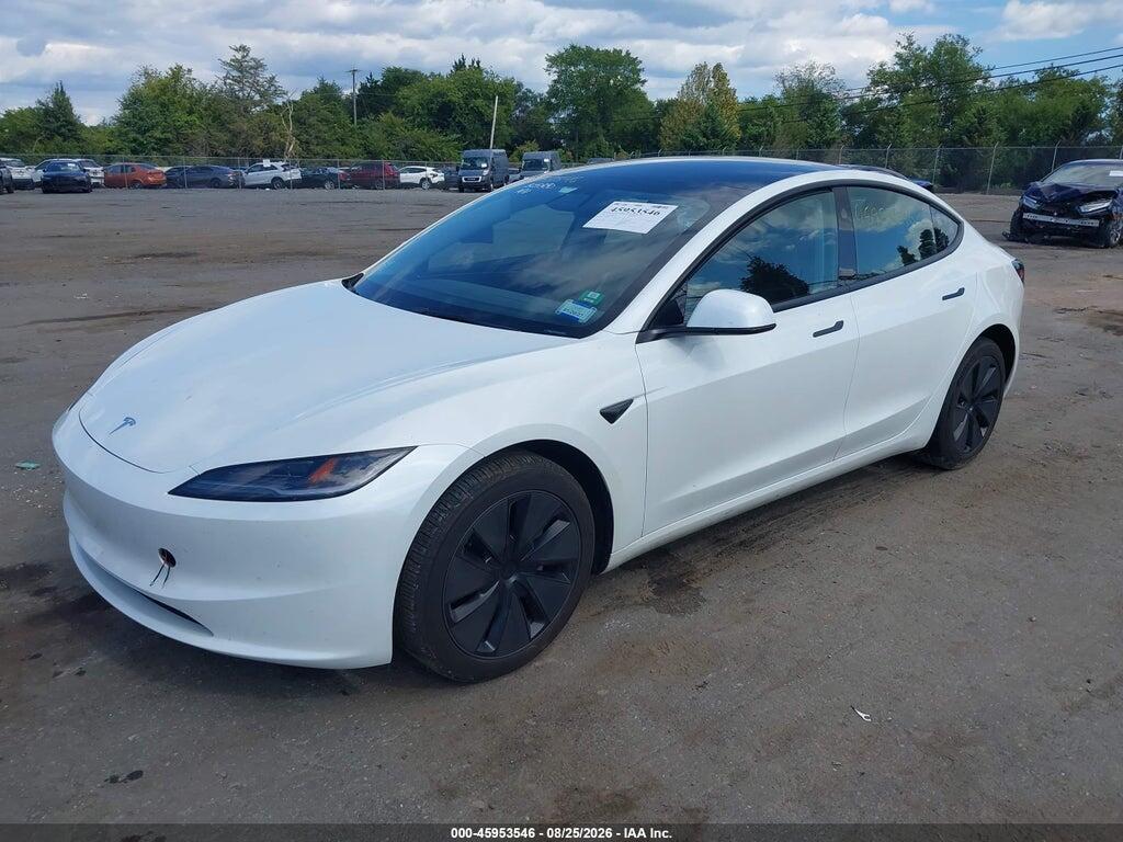 5YJ3E1EB7SF911347 2025 TESLA MODEL 3 photo no. 2