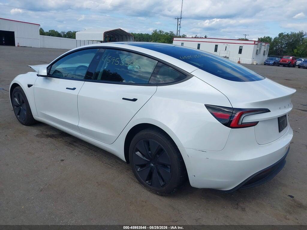 5YJ3E1EB7SF911347 2025 TESLA MODEL 3 photo no. 3