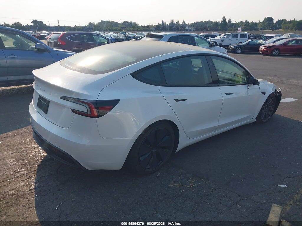 5YJ3E1EA7SF988467 2025 TESLA MODEL 3 photo no. 4