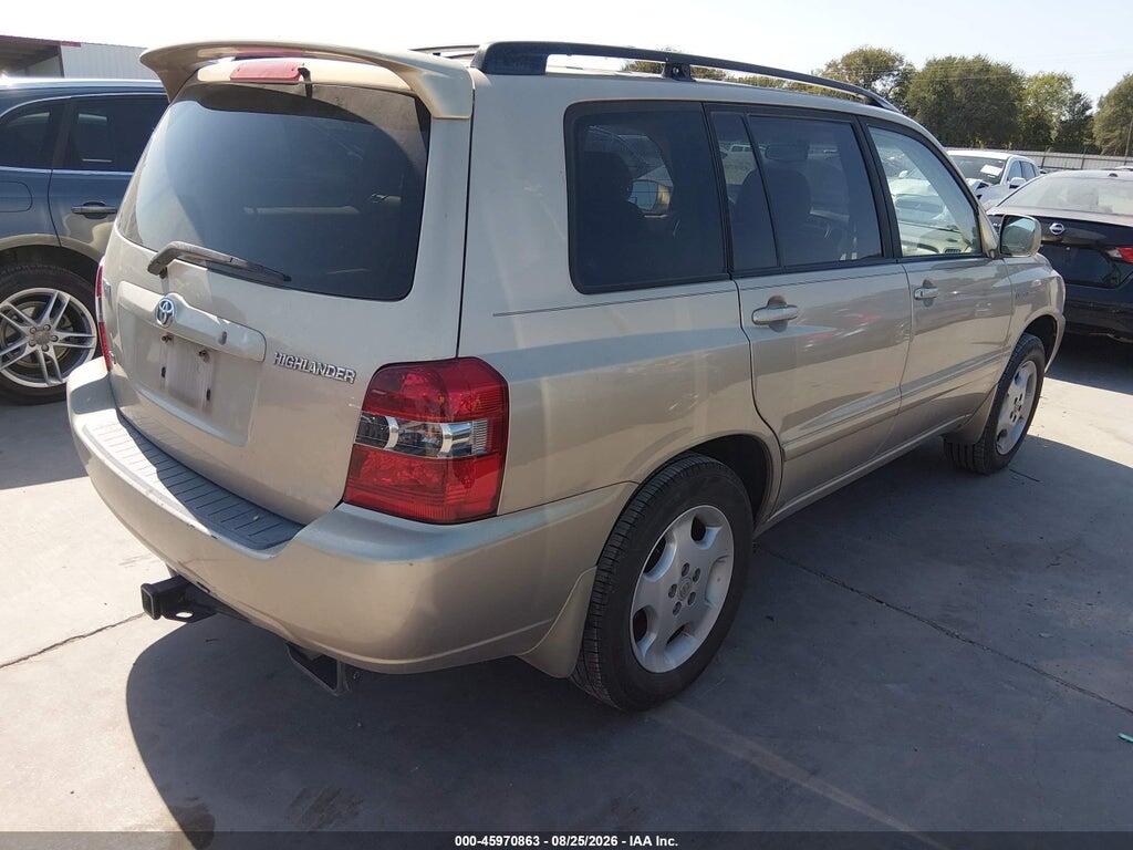 JTEDP21A840024953 2004 TOYOTA HIGHLANDER photo no. 4