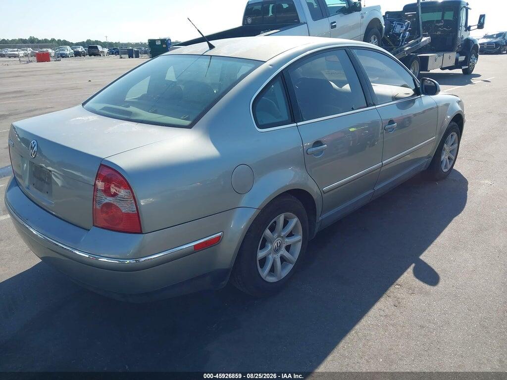 WVWPD63B54E282521 2004 VOLKSWAGEN PASSAT photo no. 4