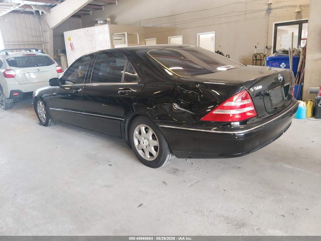 WDBNG75J31A138895 2001 MERCEDES-BENZ S 500 photo no. 3