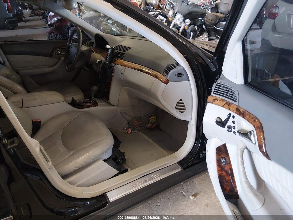 WDBNG75J31A138895 2001 MERCEDES-BENZ S 500 photo no. 5