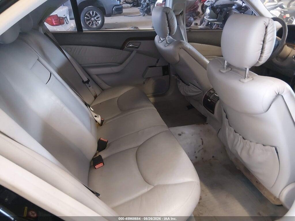 WDBNG75J31A138895 2001 MERCEDES-BENZ S 500 photo no. 8