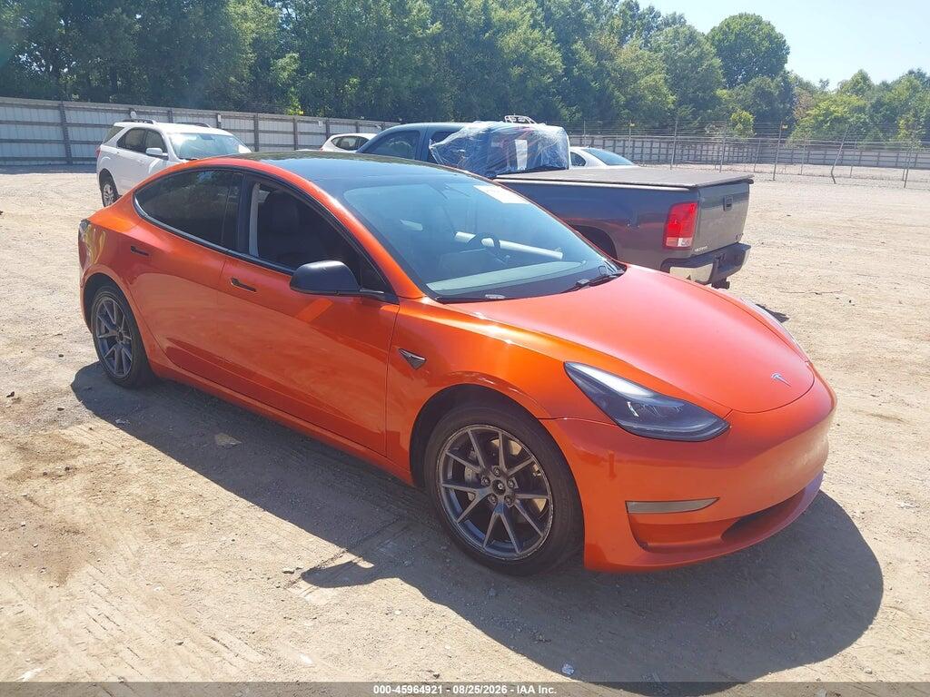 2022 TESLA MODEL 3 5YJ3E1EB1NF322699