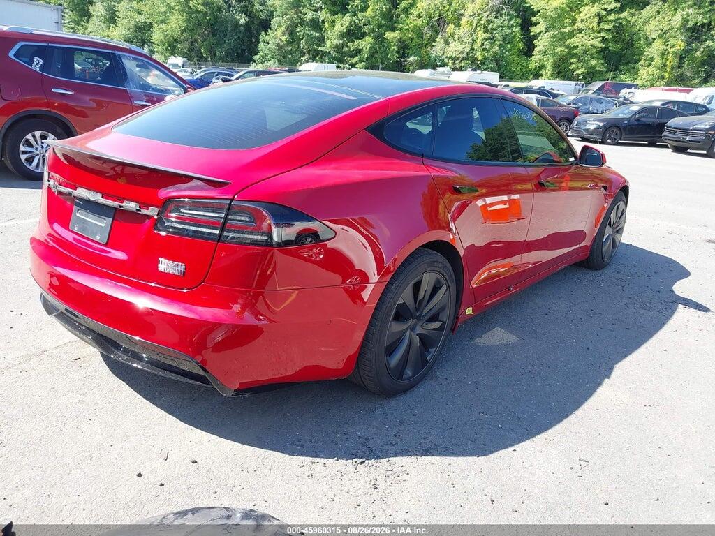 5YJSA1E68NF477647 2022 TESLA MODEL S photo no. 4