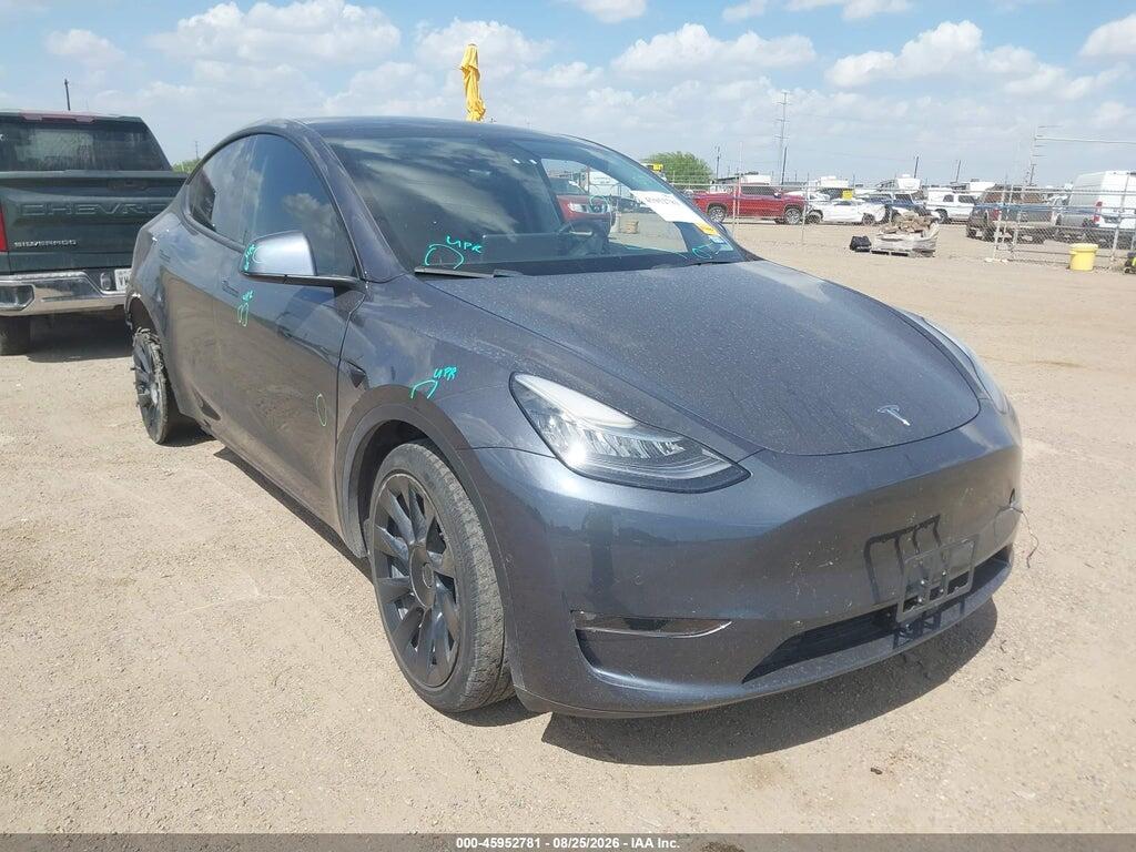2022 TESLA MODEL Y 7SAYGDEE0NF388191