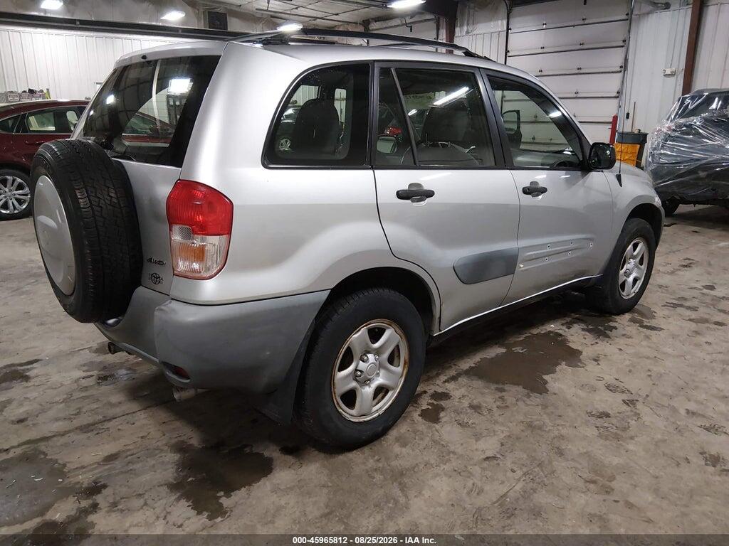 JTEHH20V110029006 2001 TOYOTA RAV4 photo no. 4