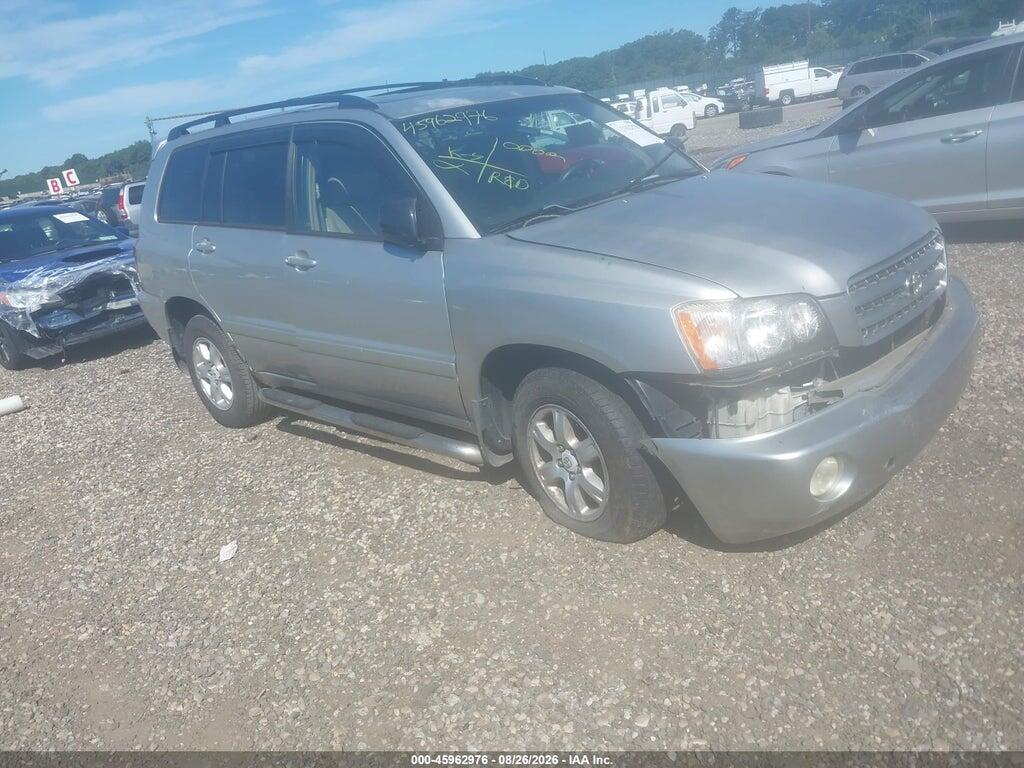 2001 TOYOTA HIGHLANDER JTEHF21A610041010