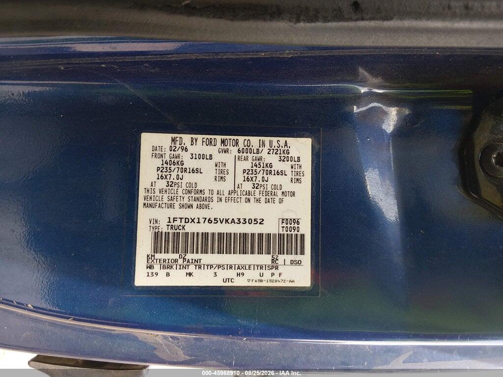 1FTDX1765VKA33052 1997 FORD F-150 photo no. 9