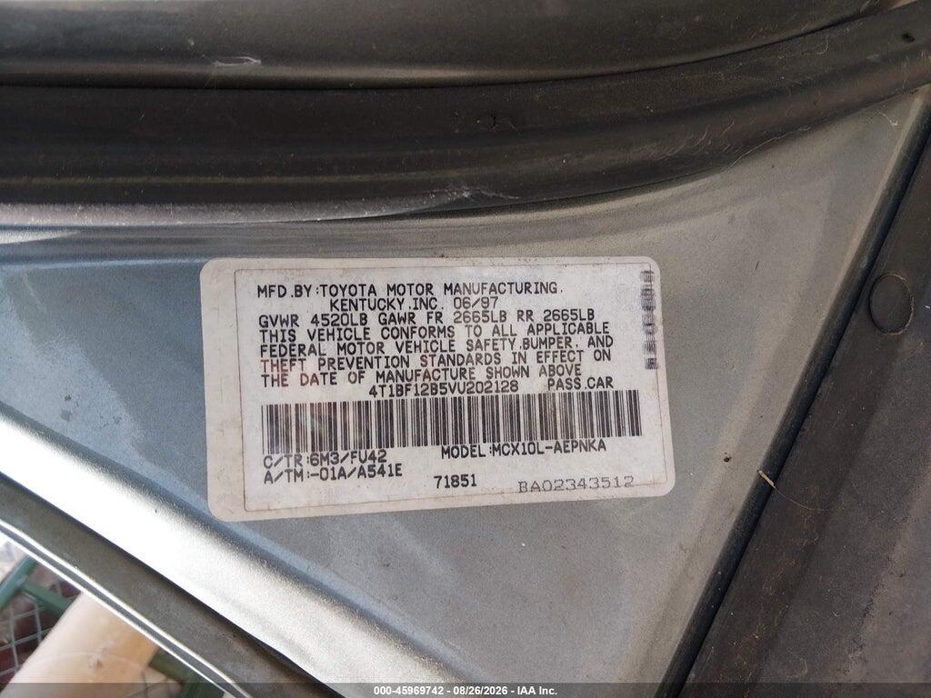4T1BF12B5VU202128 1997 TOYOTA AVALON photo no. 9