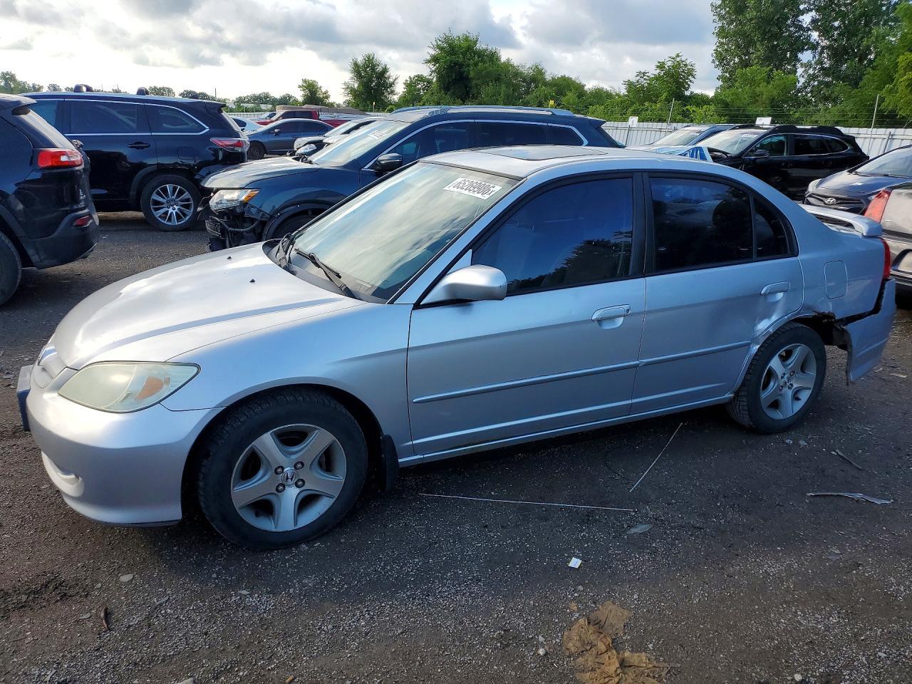 2005 HONDA CIVIC 2HGES16875H021242