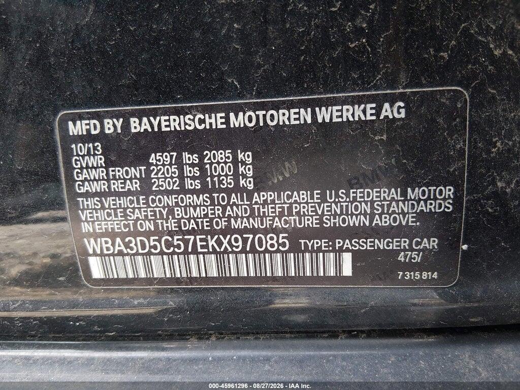 WBA3D5C57EKX97085 2014 BMW 328D photo no. 9