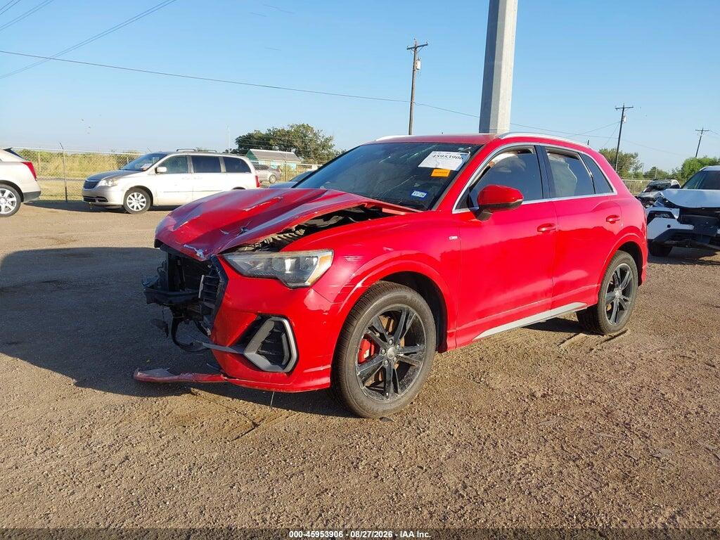 WA1DECF37L1005985 2020 AUDI Q3 photo no. 2